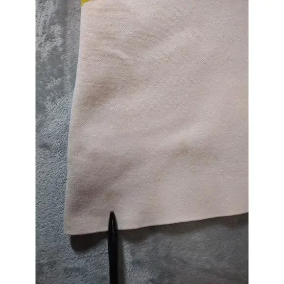 MOTH Anthropologie Green Yellow Retro Mod Sleeveless Colorblock Mini Dress Large - Picture 13 of 16